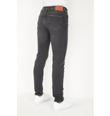 True Rise Regular Fit Jeans Stretch Herr - DP16 - Grå