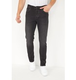 True Rise Stretch Regular Fit Jeans Byxor Herr - DP17 - Grå