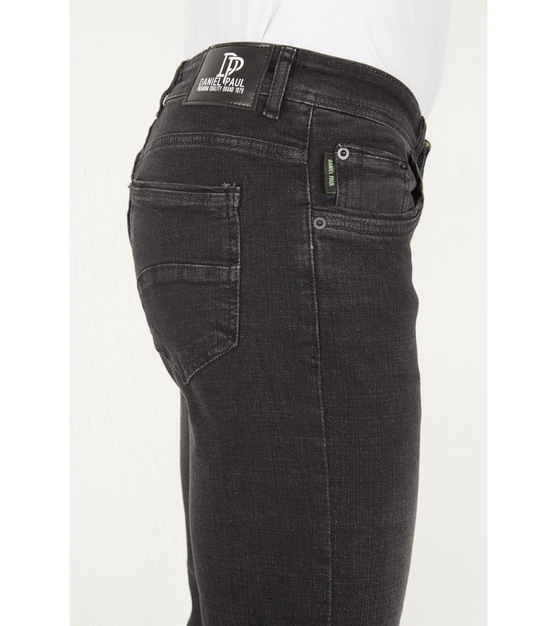 True Rise Stretch Regular Fit Jeans Byxor Herr - DP17 - Grå