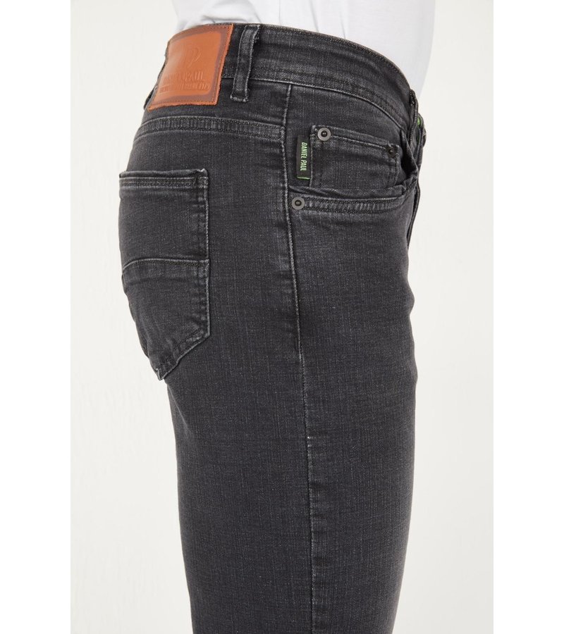 True Rise Stretch Jeans Herr Regular Fit - DP18 - Grå