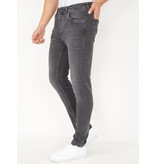 True Rise Jeans Herr Regular Fit Jeans - DP19 - Grå