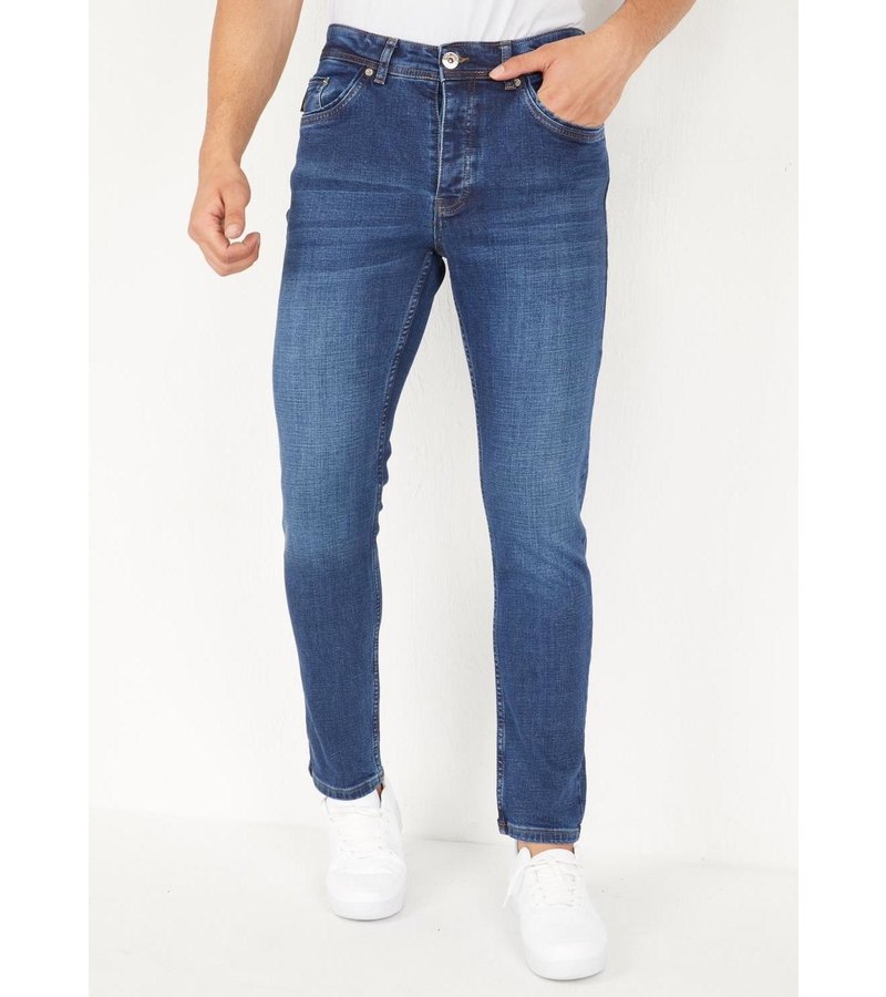 True Rise Herr Jeans Regular Fit - DP20 - Blå