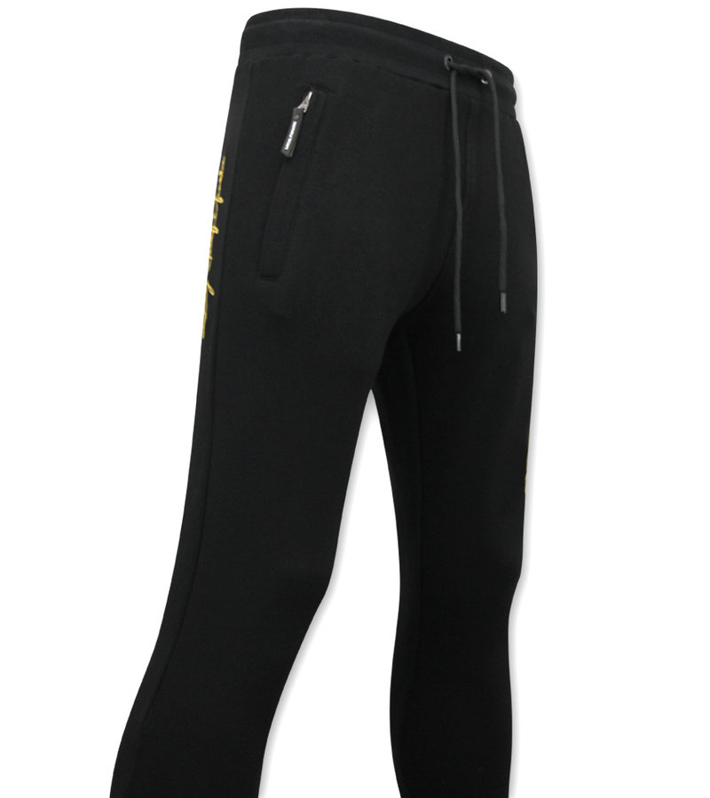 Local Fanatic  Skull Embroidery  Träningsoutfit Herr - 11-6510Z	- Svart