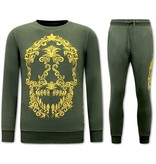 Local Fanatic Träningsoutfit Herr Skull Embroidery - 11-6510G	- Gron