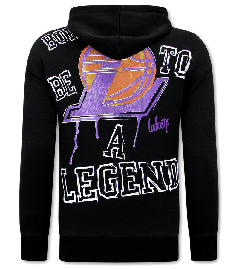 IKAO Los Angeles Lakers Oversized Hoodtröja - 22108 - Svart