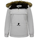 Anorak Kort Parkas Jacka Dam - 8691	- Vit