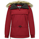 Anorak Kort Parkas Jacka Dam - 8691	- Rod
