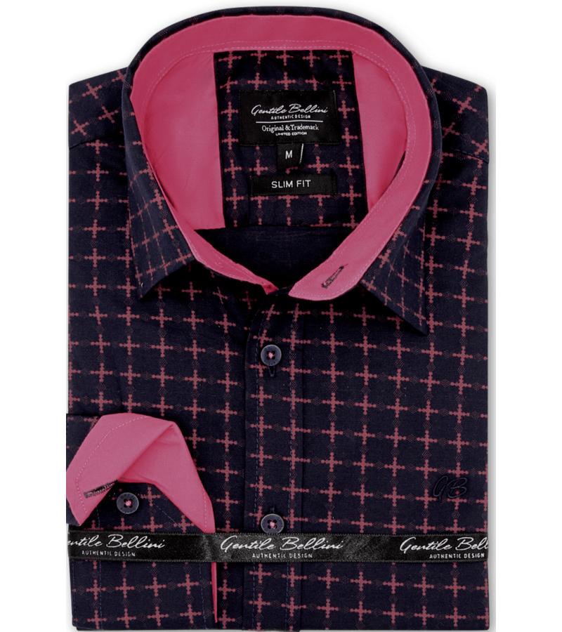 Gentile Bellini Slim Fit Stretch Shirt - 3098 - Bla