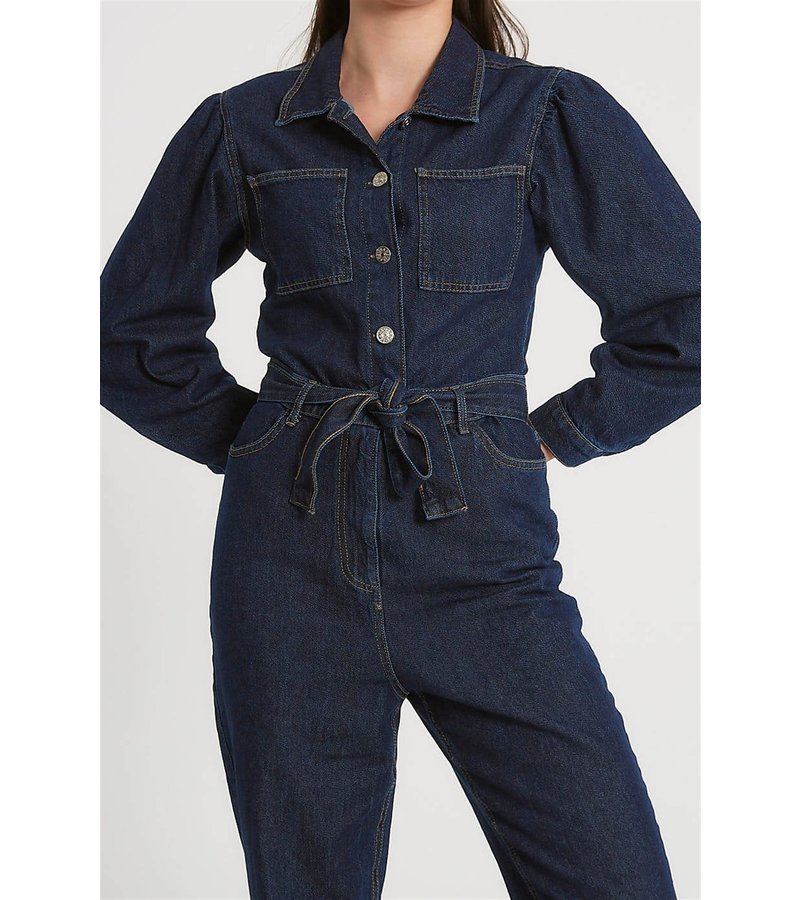 Robin-Collection Denim Jumpsuit - D85184 - Blå