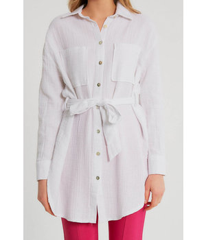 Robin-Collection Blank skjorta för kvinnor - M34904 - Vit