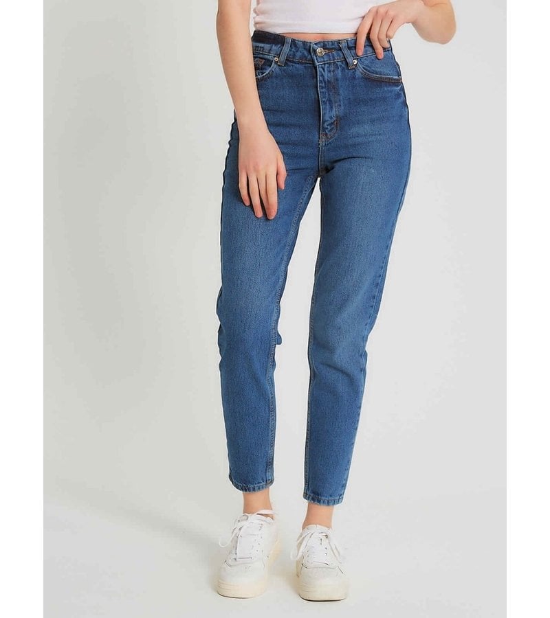 Robin-Collection Basic Jeans High Waist - D83607 - Mörkblå