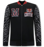 Top Star Herrkofta Med Tryck Tiger Design - 3689 - Svart