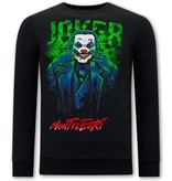 True Rise Sweatshirts For Men Joker - 3762 - Svart