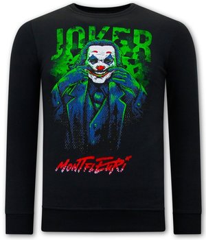Top Star Sweatshirts For Men Joker - 3762 - Svart