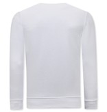 Top Star Långa Tröjor Kille Joker - 3762 - Vit