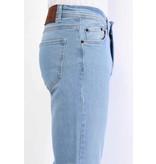 True Rise Regular Fit Jeans För Män - DP23-NW - Bla