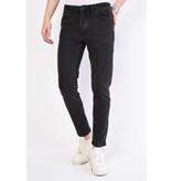 True Rise Svarta Jeans Herr Regular Fit - DP28-NW