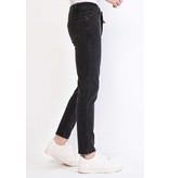 True Rise Svarta Jeans Herr Regular Fit - DP28-NW