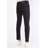 True Rise Svarta Jeans Herr Regular Fit - DP28-NW