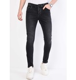 True Rise Jeans Stretch Herr Regular Fit - DP29-NW - Svart