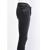 True Rise Jeans Stretch Herr Regular Fit - DP29-NW - Svart