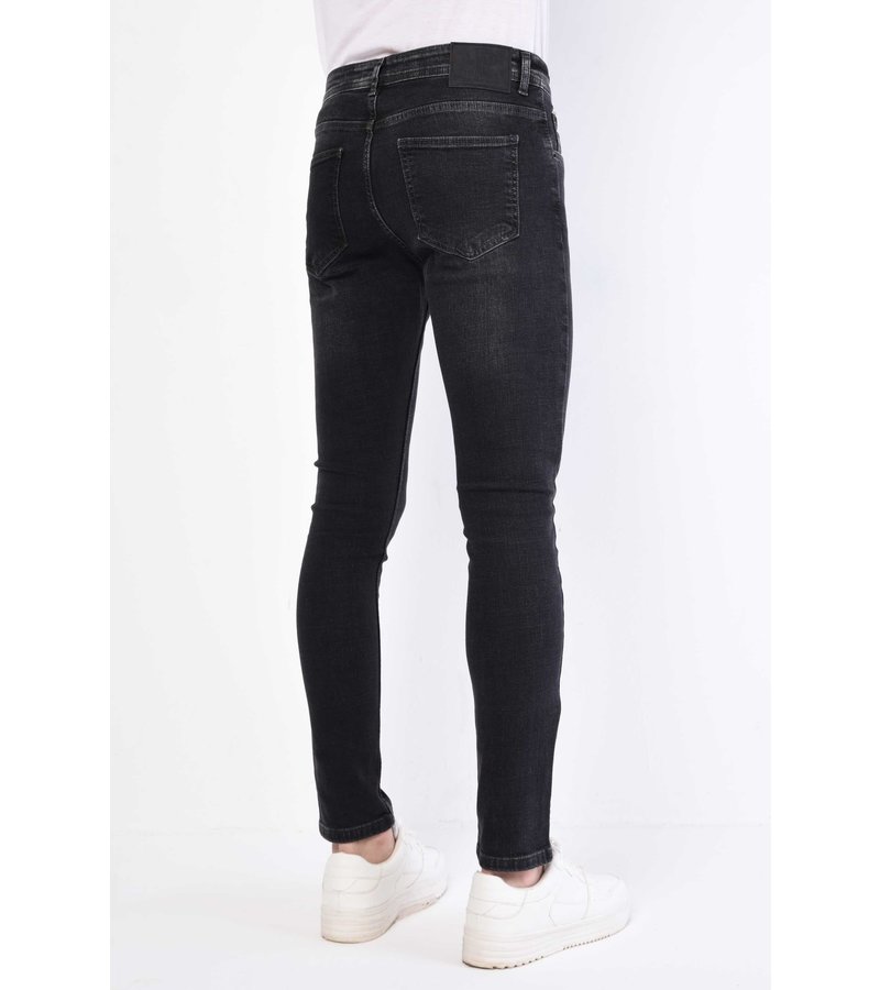 True Rise Jeans Stretch Herr Regular Fit - DP29-NW - Svart