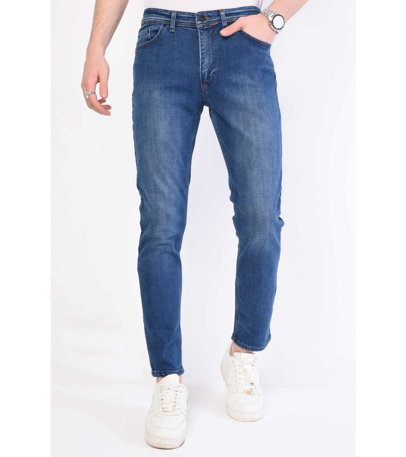 True Rise Jeans Herr Stretch Regular Fit - DP30-NW - Bla