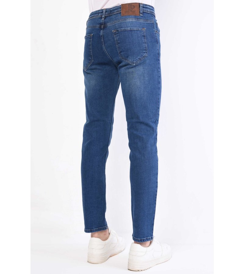 True Rise Jeans Herr Stretch Regular Fit - DP30-NW - Bla