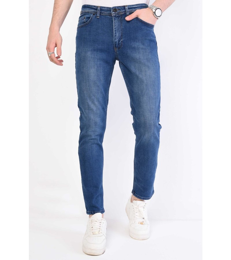 True Rise Regular Stretch Jeans Herr - DP31-NW - Bla