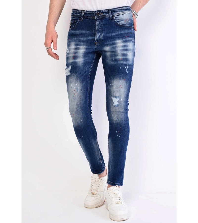 Local Fanatic Slim Fit Jeans Med Stretch Herr - 1057 - Bla