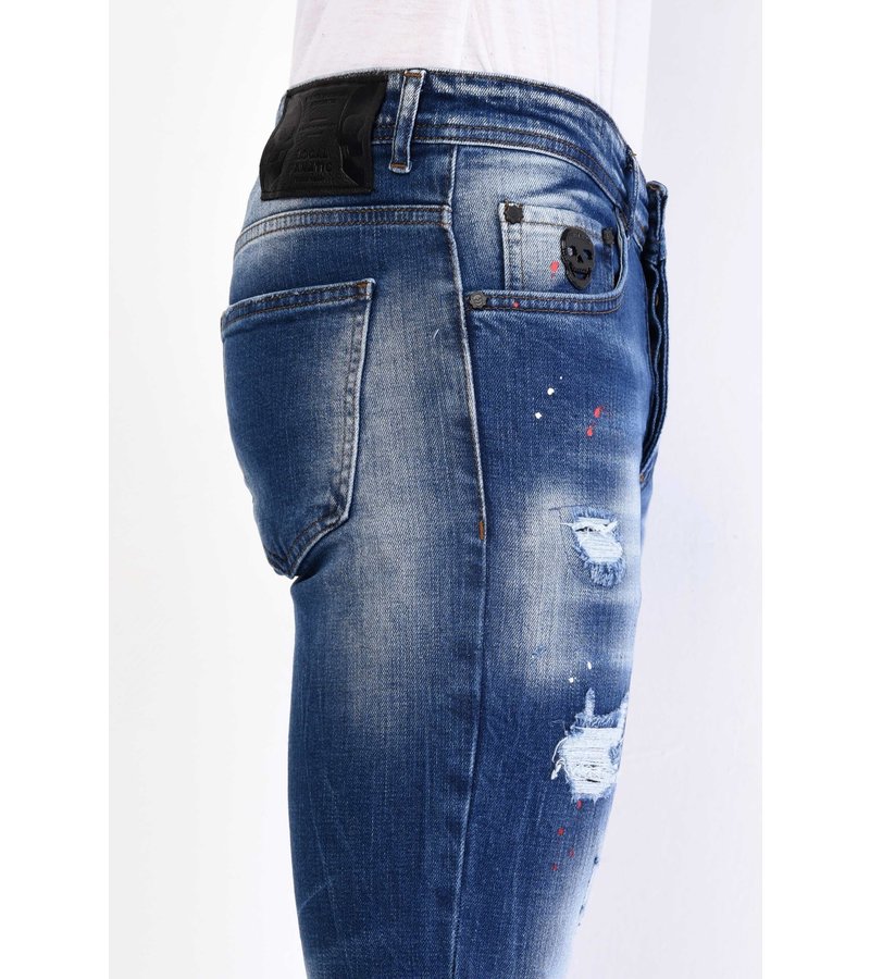 Local Fanatic Slim Fit Jeans Med Stretch Herr - 1057 - Bla