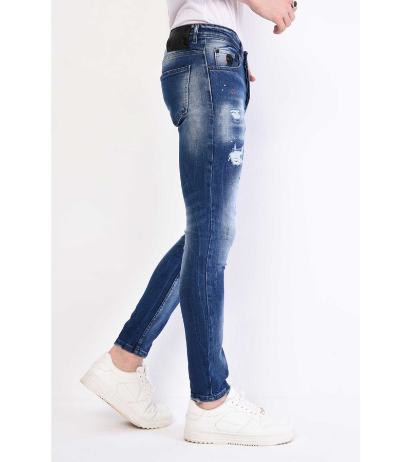 Local Fanatic Slim Fit Jeans Med Stretch Herr - 1057 - Bla