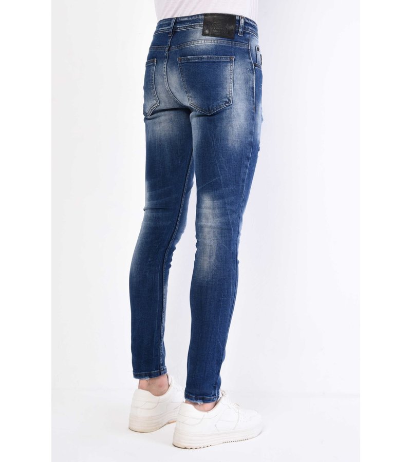 Local Fanatic Slim Fit Jeans Med Stretch Herr - 1057 - Bla