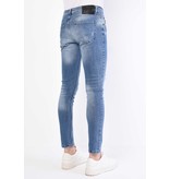 Local Fanatic Slitna Herr Jeans Slim Fit - 1059 - Bla