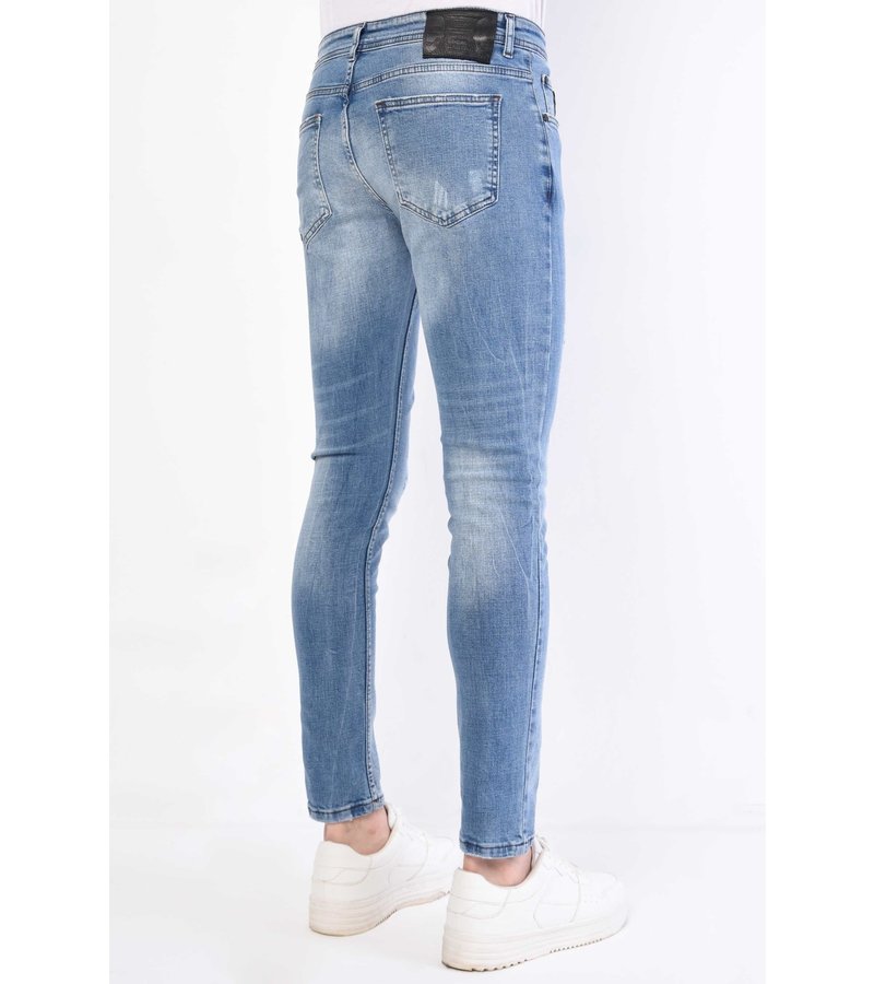 Local Fanatic Trasiga Jeans Kille Slim Fit - 1062 - Bla