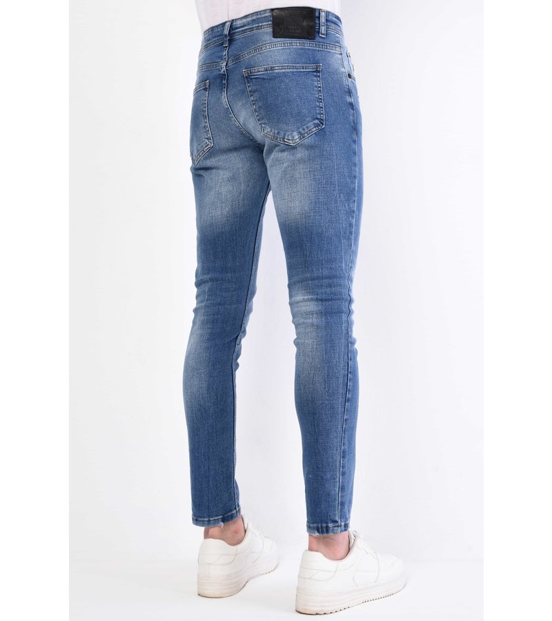 Local Fanatic Jeans För Män Slim Fit - 1063 - Bla