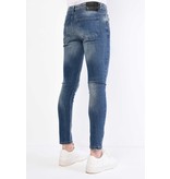 Local Fanatic Jeans Met Gerafeld Effect Slim Fit - 1068 - Bla