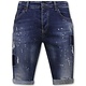 Slim Fit Jeansshorts Herr Online - 1026-SH - Bla