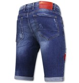 Local Fanatic Slim Jeansshorts Herr Billiga - 1030-SH - Bla