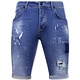 Jeans Kortbyxor Herr Skinny -1031-SH - Bla