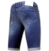 Local Fanatic Jeans Kortbyxor Herr Skinny -1031-SH - Bla