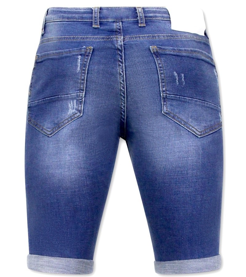 Local Fanatic Jeans Kortbyxor Herr Skinny -1031-SH - Bla