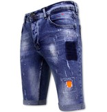 Local Fanatic Skinny Herrkläder Shorts - 1008-SH - Bla Local Fanatic Skinny Herrkläder Shorts - 1008-SH - Bla