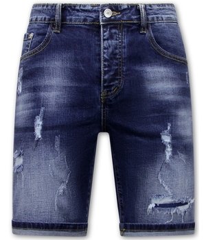 Enos Casual Shorts Denim Short - 9039 - Bla