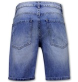 Enos Billiga Shorts För Män Denim Short - 9051 - Bla