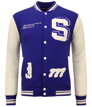Enos College Jacket Herr Vintage - 7798 - Bla