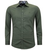 Gentile Bellini Skjorta Herr Slim Fit - Grön Gentile Bellini Skjorta Herr Slim Fit - Grön