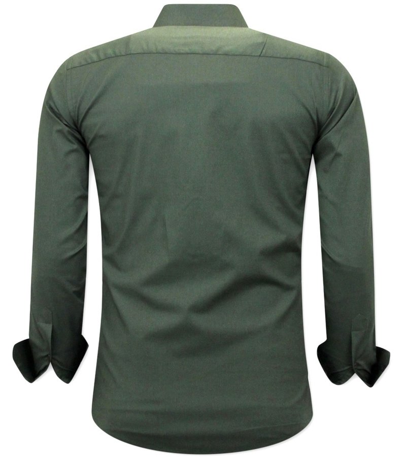 Gentile Bellini Skjorta Herr Slim Fit - Grön