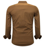 Gentile Bellini Herrskjortor Slim Fit - Brun Gentile Bellini Herrskjortor Slim Fit - Brun
