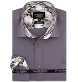Gentile Bellini Skjorta Herr Slim Fit - Grå Gentile Bellini Skjorta Herr Slim Fit - Grå